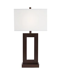 360 Lighting Marshall 30 1/4" Tall Open Window Large Modern End Table Lamps Set of 2