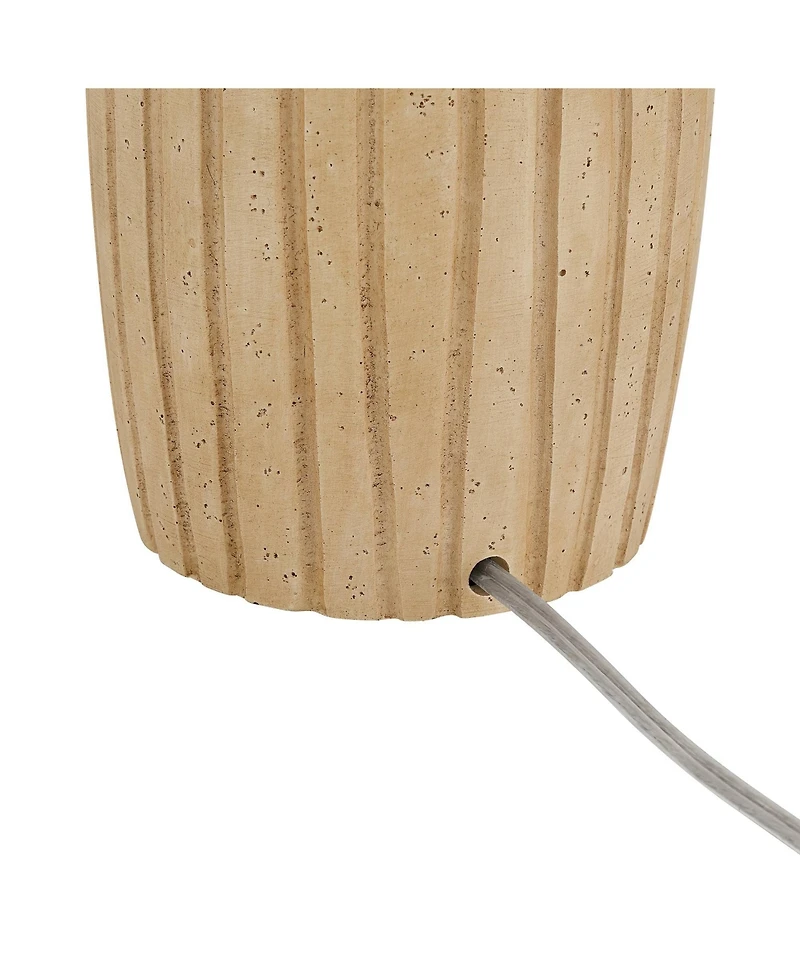 360 Lighting Andros High Beige Almond Table Lamp