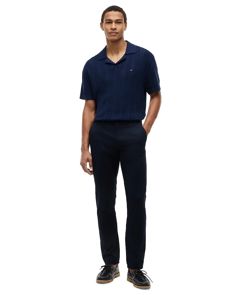 Tommy Hilfiger Men's Denton Essential Straight-Fit Stretch Twill Chino Pants