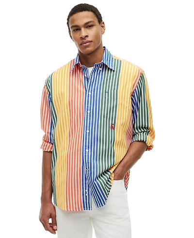 Tommy Hilfiger Men's Prep Icon Stripe Relaxed-Fit Shirt