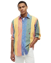 Tommy Hilfiger Men's Prep Icon Stripe Relaxed-Fit Shirt