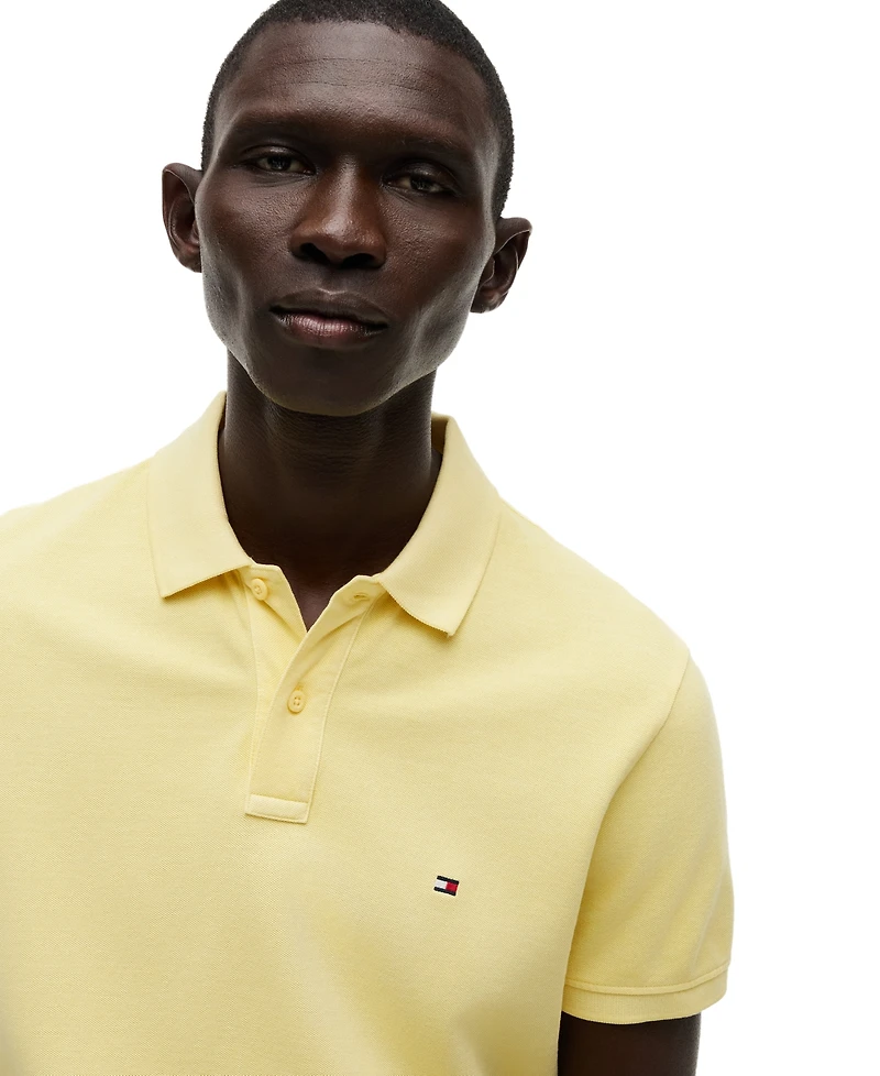 Tommy Hilfiger Men's Short Sleeve Garment-Dyed Polo Shirt