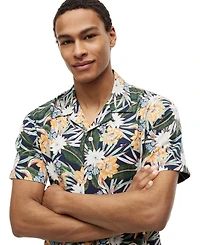 Tommy Hilfiger Men's Floral Short-Sleeve Shirt