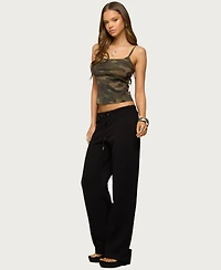 Edikted Women's Quinn Straight Leg Sweatpants