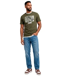 Puma Men's Soccer Photo Real Short Sleeve T-Shirt