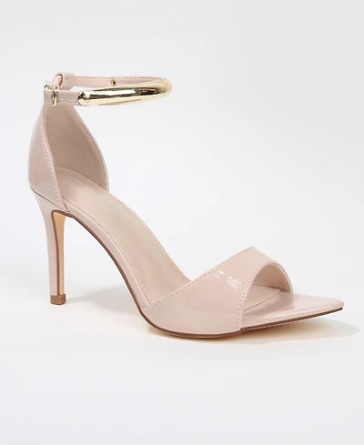 Berness Women's Hunter Stiletto Sandals with Gold-Tone Metal Accent