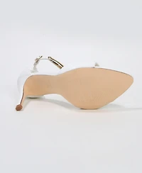 Berness Women's Hunter Stiletto Sandals with Gold-Tone Metal Accent