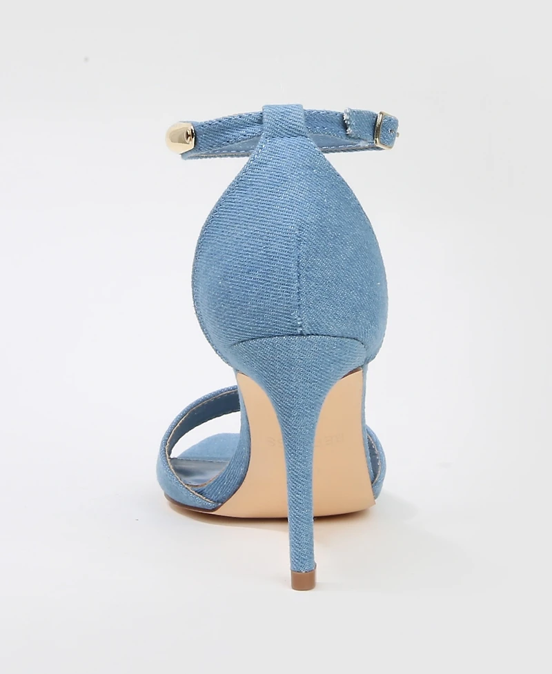 Berness Women's Hunter Stiletto Sandals with Gold-Tone Metal Accent