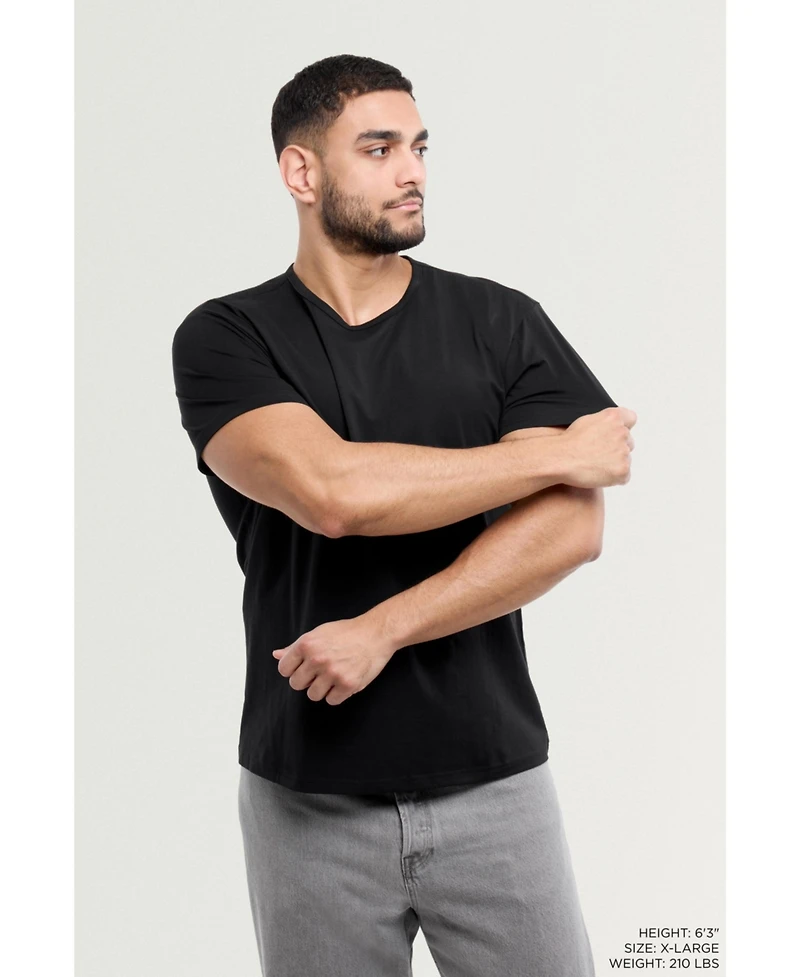 X-Ray Men's Basic Crew Neck Short Sleeve T-shirt