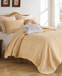 Greenland Home Fashions Granny Squares Reversible 3-Pc. Coverlet Set, King/California King