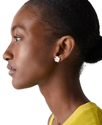 kate spade new york Cubic Zirconia Golden Bloom Flower Stud Earrings