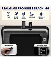 Squatz 2-in-1 Walking Pad with Vibration Plates and Remote Control (SQWPVH15BK)