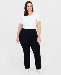 Style & Co Plus High-Rise Bootcut Leggings, Macy's Exclusive