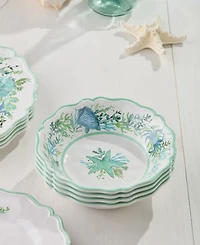 Certified International Sea Glass Melamine All-Purpose Bowl, Set of 4