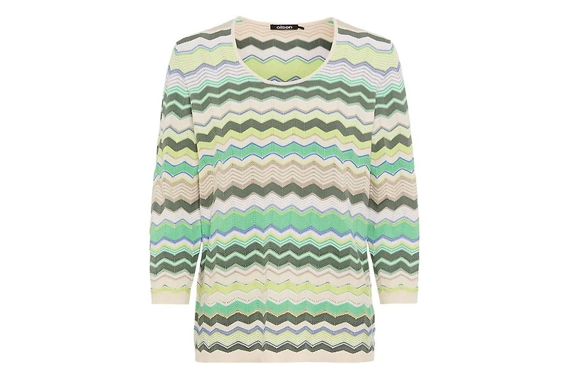 Olsen Women's Chevron Sweater