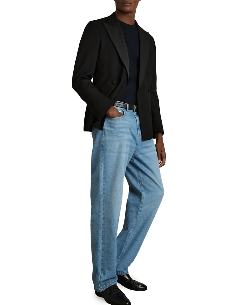 Reiss Men's Cotton Crew Neck Tailored Fit T-Shirt