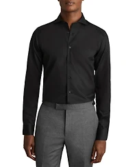 Reiss Men's Slim Fit Two Fold Cotton Shirt