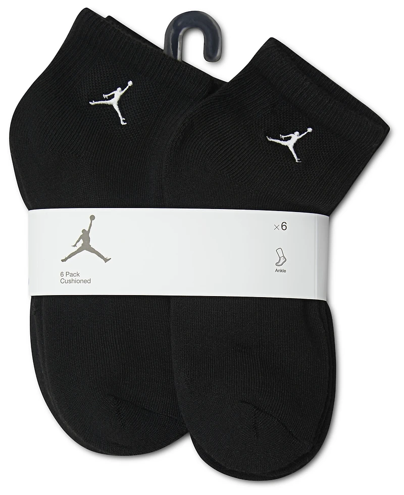 Jordan Boys' 7-11 Ankle Socks, 6-Pack