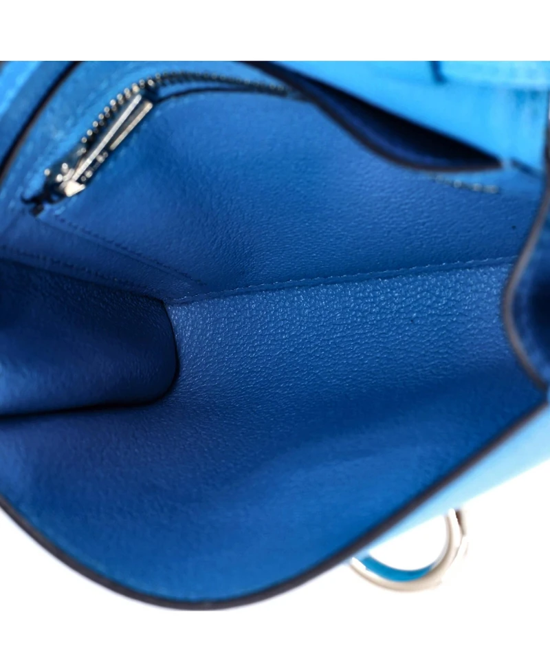 Pre-Owned HERMES Chaine d'Ancre Compact Wallet on Strap Chevre Mysore