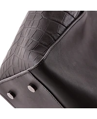 Pre-Owned Saint Laurent Small Monogram Cabas Downtown Leather with Embossed Leather