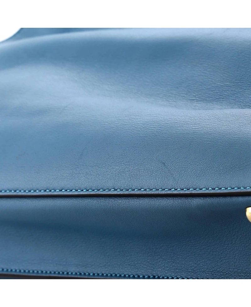 Pre-Owned Fendi Medium Peekaboo ISeeU Bag Leather