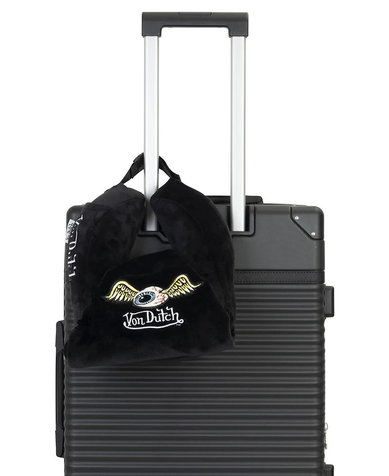 Von Dutch Eyeconic Hooded Ergonomic Memory Foam 5" Travel Neck Pillow