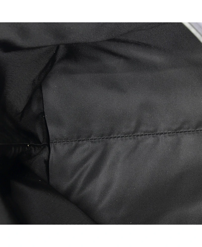 Pre-Owned Prada Medium Padded Open Tote Tessuto with Saffiano Leather