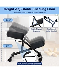 Sugift Height Adjustable Kneeling Chair Posture Correction Stool