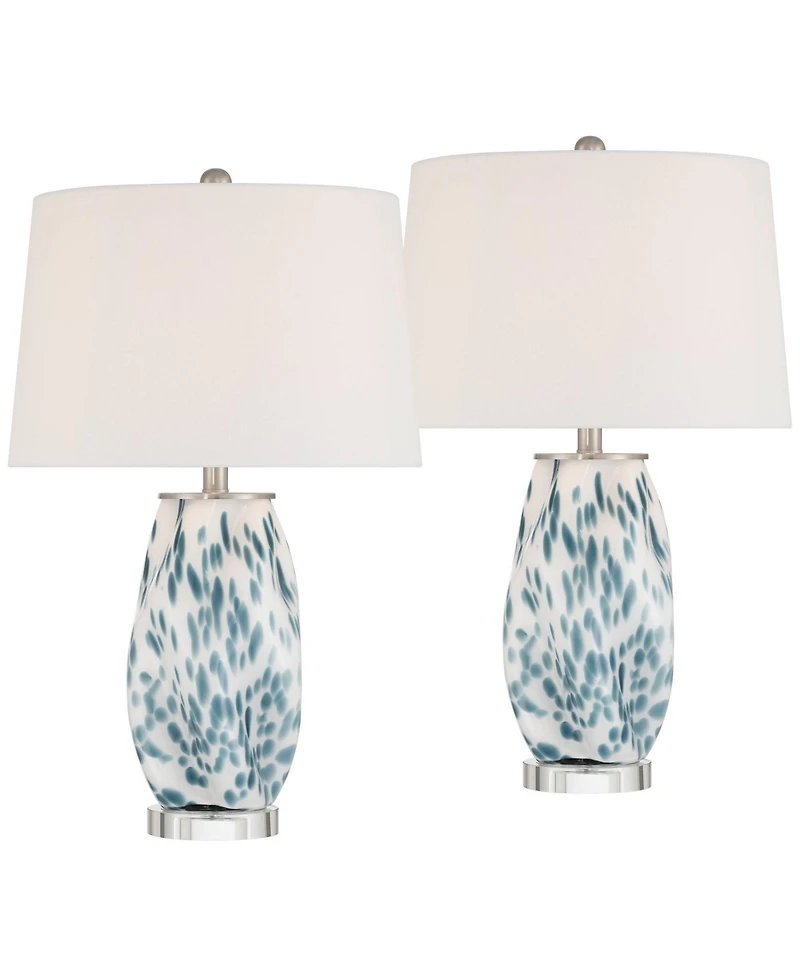 360 Lighting Chelsea 25" High Nightlight Table Lamp Set of 2