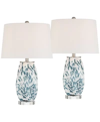 360 Lighting Chelsea 25" High Nightlight Table Lamp Set of 2