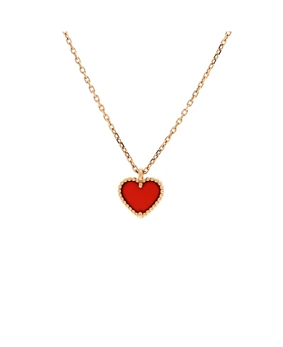 Pre-Owned Van Cleef & Arpels Sweet Alhambra Heart Pendant Necklace