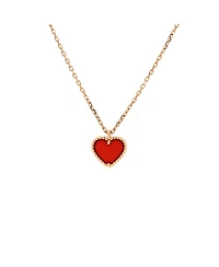 Pre-Owned Van Cleef & Arpels Sweet Alhambra Heart Pendant Necklace