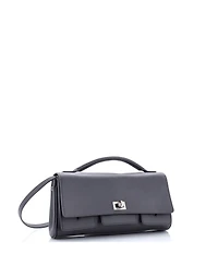 Pre-Owned Balenciaga Air Top Handle Flap Leather