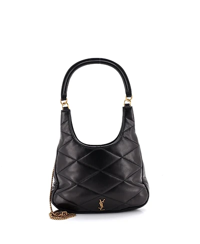 Pre-Owned Saint Laurent Sade Hobo Bag Quilted Leather
