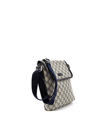 Pre-Owned Gucci Small Flap Messenger Gg Coated Canvas