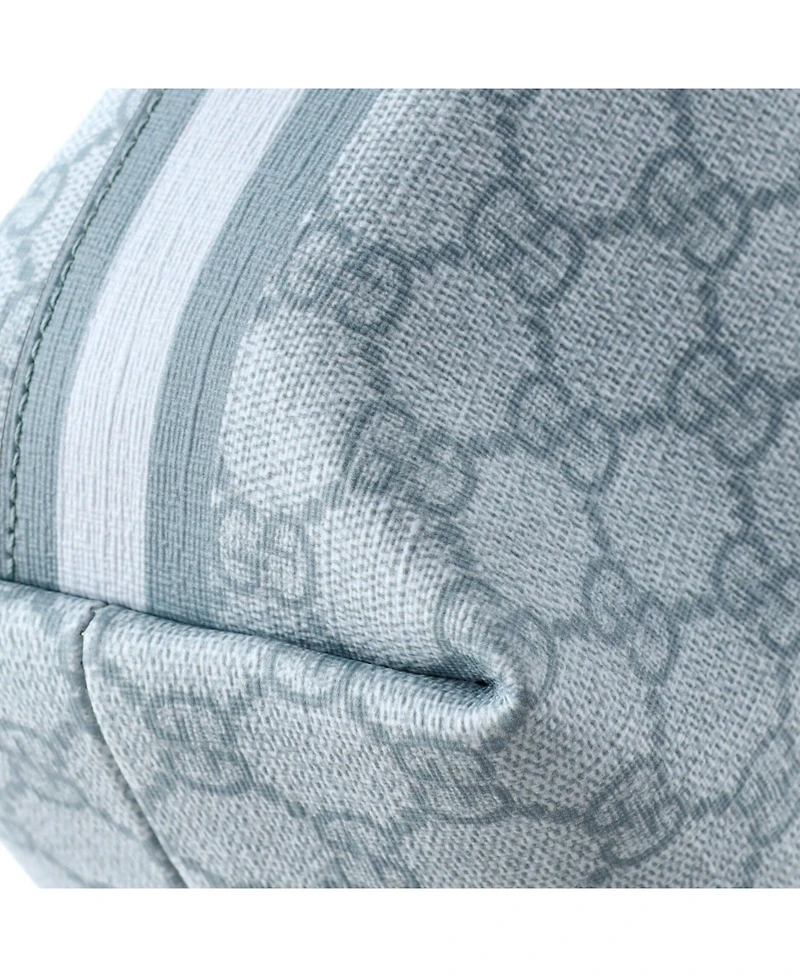 Pre-Owned Gucci Super Mini Ophidia Zip Shoulder Bag Gg Coated Canvas