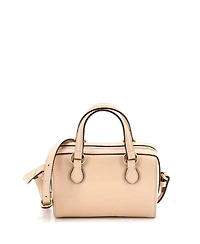 Pre-Owned Gucci Super Mini Convertible Boston Bag Jumbo Gg Embossed Leather