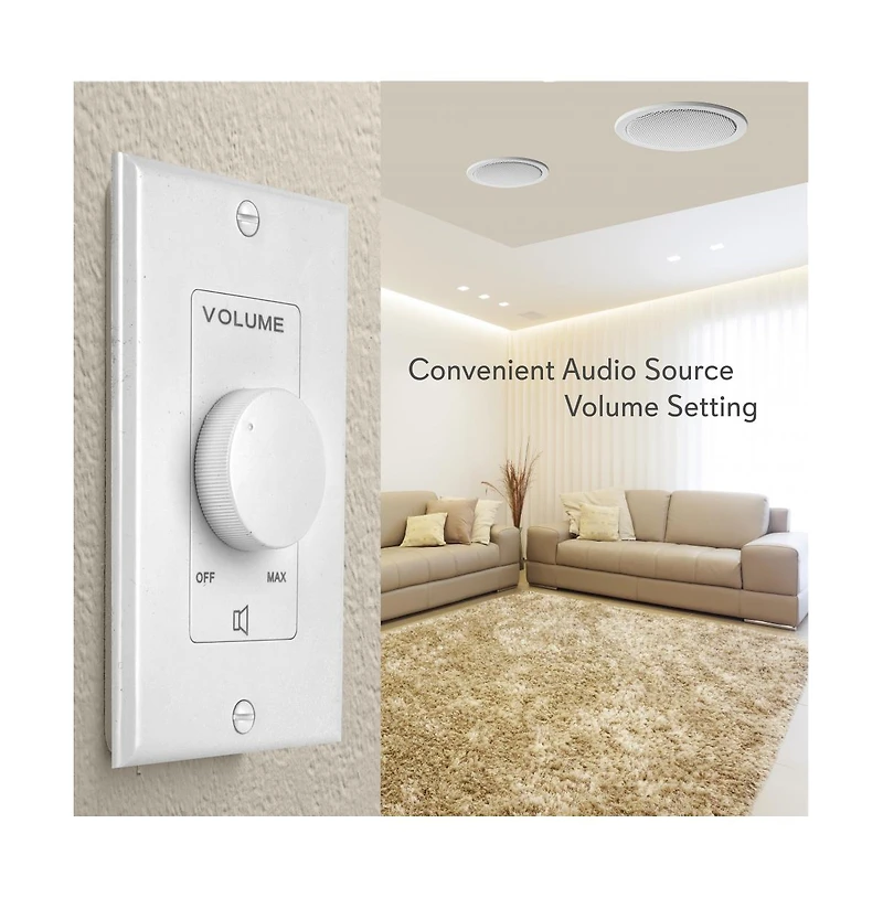 Pyle Wall Mount Volume Control Knob