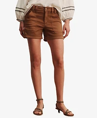 Sanctuary Women's Wander On Cuffed Hem Shorts
