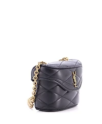 Pre-Owned Saint Laurent Micro June Box Bag Quilted Leather