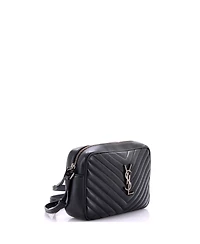 Pre-Owned Saint Laurent Small Lou Camera Bag Matelasse Chevron Leather