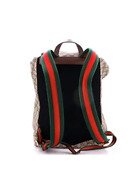 Pre-Owned Gucci Large Courrier Soft Backpack Gg Coated Canvas