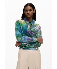 Desigual Women's Denim jacket wild garden