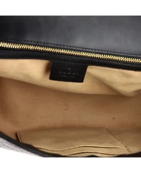 Pre-Owned Gucci Medium Padlock Shoulder Bag Guccissima Leather