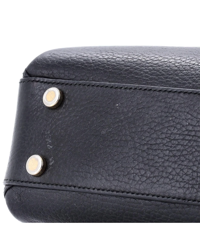 Pre-Owned Gucci Small Interlocking Top Handle Bag Leather