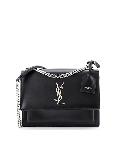 Pre-Owned Saint Laurent Small Sunset Crossbody Bag Leather