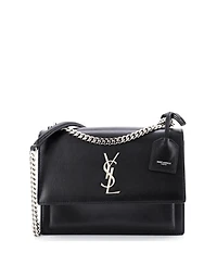 Pre-Owned Saint Laurent Small Sunset Crossbody Bag Leather