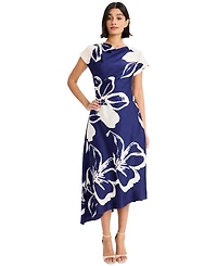 Maggy London Women's Short-Sleeve Fit & Flare Dress