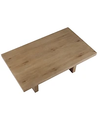 Axel 48" Acacia Veneer Rectangle Coffee Table