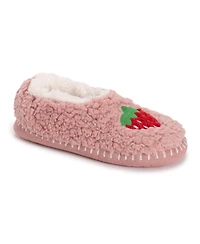 Muk Luks Women's Shearling Ballerina Slipper with Applique